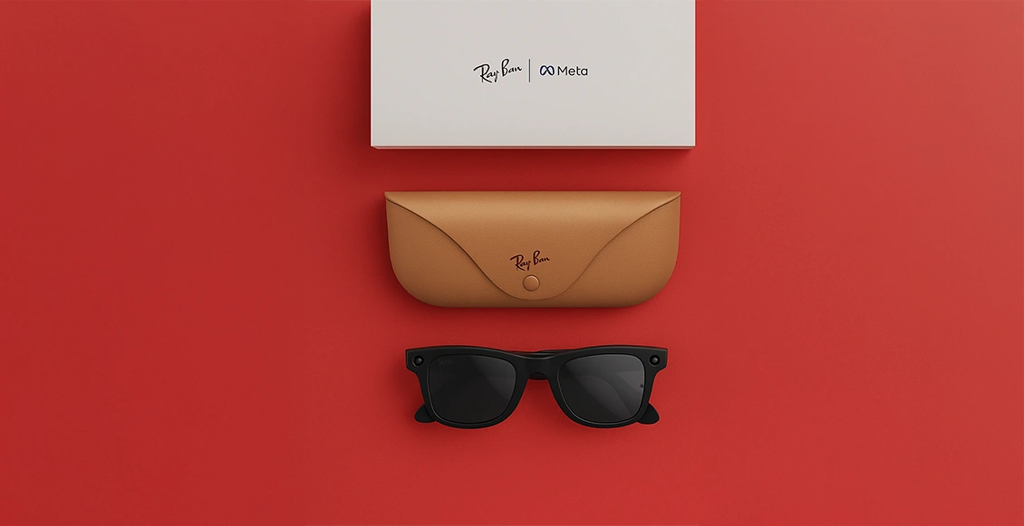 Умные очки Ray-Ban Wayfarer Shiny Black, Clear, (53-22-155mm) Умные очки Ray-Ban Wayfarer Shiny Black, Clear, (53-22-155mm) - 5