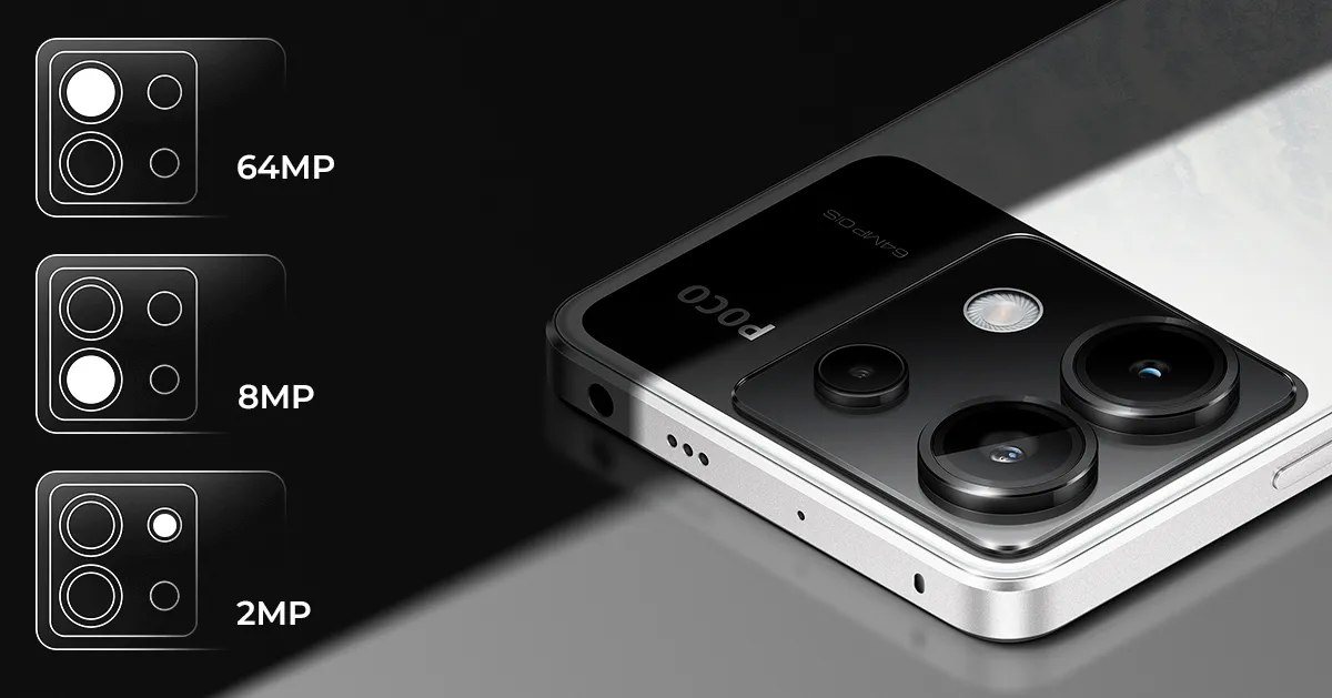Смартфон Xiaomi Poco X6 5G 12/512 ГБ белый (2sim) Смартфон Xiaomi Poco X6 5G 12/512 ГБ белый (2sim) - 4