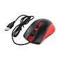 Мышь проводная SmartBuy One SBM-352-RK, чёрный с красным - 3