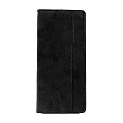 Чехол-книжка Premium Rich Boss для Xiaomi Poco X6 5G искусственная кожа, чёрный