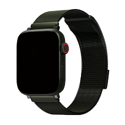 Миланский сетчатый браслет UNIQ Dante для Apple Watch 38 / 40 / 41 / 42mm сталь зелёный