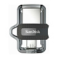 USB-флешка SanDisk Ultra Dual Drive m3.0 64 ГБ (USB 3.0 (MicroUSB)) чёрный