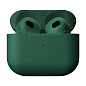 Беспроводные наушники Apple AirPods 3 тёмно-зелёный матовый (полная покраска) (6020)