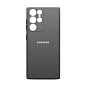 Клип-кейс (накладка) для Samsung Galaxy S23 Ultra силикон, чёрный