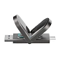 USB-флешка Netac US9 Solid State 512 ГБ (USB 3.2) чёрный