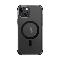Клип-кейс (накладка) UNIQ Combat MagSafe для Apple iPhone 14 Plus (Уценка) затемнённый
