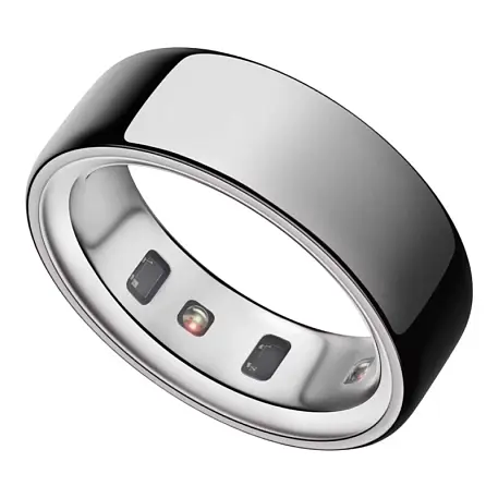 Умное кольцо Oura Ring 4 серебристый (размер 11 (20,6mm)) - 2