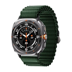 Ремешок Trail для Samsung Galaxy Watch Ultra нейлон зелёный