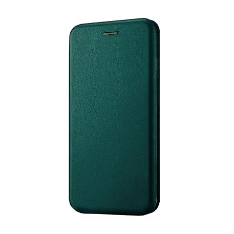 Чехол-книжка для Samsung Galaxy A52 искусственная кожа, тёмно-зелёный - 2