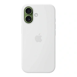 Клип-кейс (накладка) Silicone Case для Apple iPhone 17 силикон, белый
