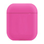 Кобура для Apple AirPods 2018 / 2019 силикон, ярко-розовый