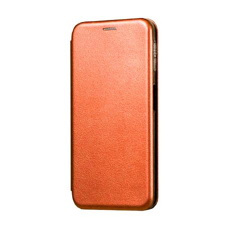 Чехол-книжка для Samsung Galaxy A73 искусственная кожа, оранжевый - 2
