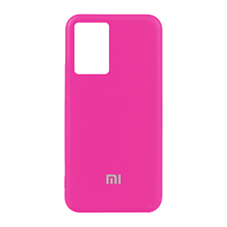 Клип-кейс (накладка) Silicone cover закрытый для Xiaomi 13 Lite силикон, ярко-розовый