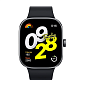 Умные часы Xiaomi Redmi Watch 4 чёрный (чёрный ремешок) - 2