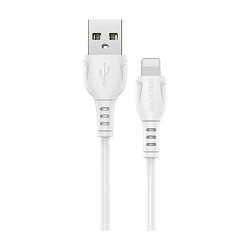 Дата-кабель Borofone BX51 Lightning 1 м, белый