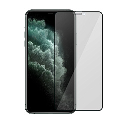 Защитное стекло Mocoll Privacy 2.5D для Apple iPhone Xs Max / 11 Pro Max, черная рамка