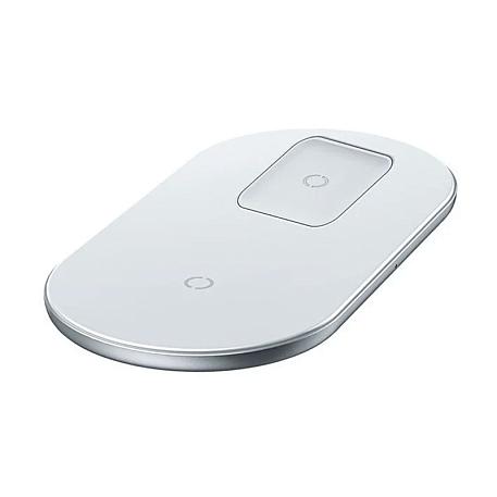 Беспроводное зарядное устройство Baseus Simple 2in1 Wireless Charger 15 Вт белый - 2