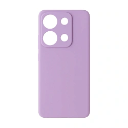 Клип-кейс (накладка) Silicone cover закрытый для Xiaomi Redmi Note 14S силикон, лавандовый