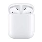 Беспроводные наушники Apple AirPods 2 с зарядным футляром белый