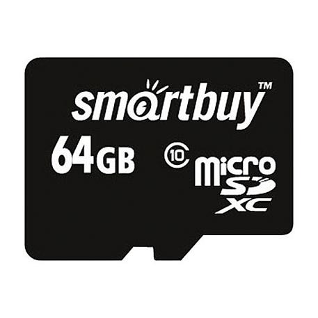 Карта памяти SmartBuy SB64GBSDCL10-01, 64 ГБ