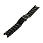 Браслет для Apple Watch 44 / 45 / 46 / 49mm керамика "чёрный обсидиан"