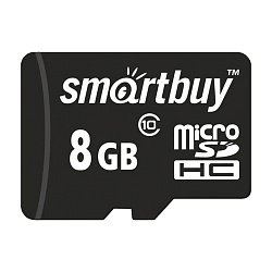 Карта памяти SmartBuy (без адаптера), 8 ГБ