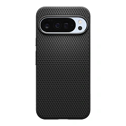 Клип-кейс (накладка) Spigen Liquid Air MagSafe для Google Pixel 10 / 10 Pro полиуретан, чёрный