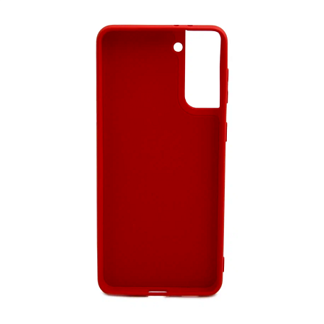 Клип-кейс (накладка) для Samsung Galaxy S21 Plus силикон, красный - 2
