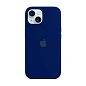 Клип-кейс (накладка) для Apple iPhone 15 силикон, тёмно-синий