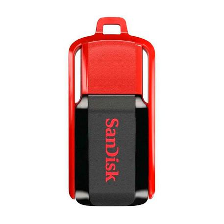 USB-флешка SanDisk Cruzer Switch 16 ГБ, чёрный с красным