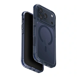 Клип-кейс (накладка) UNIQ Combat MagSafe для Apple iPhone 17 Pro Max полиуретан, тёмно-синий
