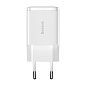 Сетевое зарядное устройство Baseus Compact Dual U 10.5 Вт белый