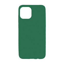 Клип-кейс (накладка) Silicone cover закрытый (без лого) для Xiaomi 11 Lite силикон, зелёный