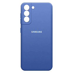 Клип-кейс (накладка) для Samsung Galaxy S21 FE силикон, синий