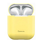 Кобура Baseus Ultrathin Series для Apple AirPods 2018 / 2019 силикон, жёлтый - 2