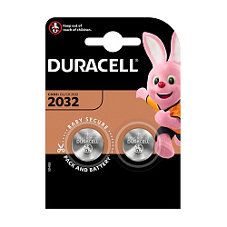 Батарейка Duracell Lithium DL CR 2032-2BL, 2шт