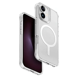 Клип-кейс (накладка) UNIQ Lifepro Xtreme MagSafe для Apple iPhone 17 полиуретан, прозрачный
