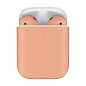 Беспроводные наушники Apple AirPods 2 с зарядным футляром персиковый матовый
