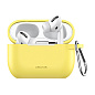 Кобура Usams US-BH568 для Apple AirPods Pro силикон, жёлтый