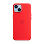 Клип-кейс (накладка) Silicone Case для Apple iPhone 14 силикон, красный