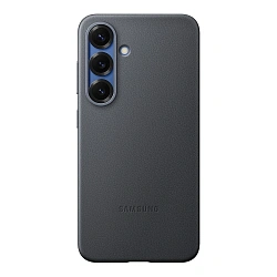 Клип-кейс (накладка) Samsung Kindsuit Case для Samsung Galaxy S25 экокожа, поликарбонат, чёрный