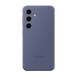 Клип-кейс (накладка) Samsung Silicone Case для Samsung Galaxy S24 силикон, поликарбонат, фиолетовый