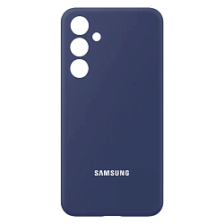 Клип-кейс (накладка) для Samsung Galaxy A25 пластик, силикон, синий