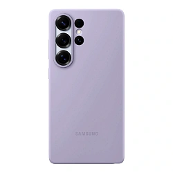 Клип-кейс (накладка) Silicone cover закрытый для Samsung Galaxy S25 Ultra силикон, лавандовый