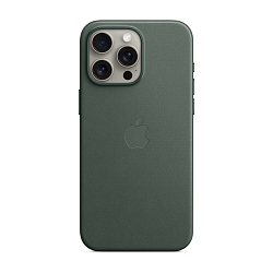 Клип-кейс (накладка) Apple FineWoven Case MagSafe для Apple iPhone 15 Pro Max (Уценка) Evergreen