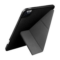 Чехол-книжка UNIQ Transforma для Apple iPad Pro 11" (2020 / 2021 / 2022) полиуретан, чёрный