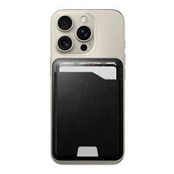 Кардхолдер Nomad Leather Mag Wallet для Apple iPhone кожа, чёрный