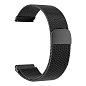 Миланский сетчатый браслет Doossy для Samsung Galaxy Watch 20mm сталь чёрный