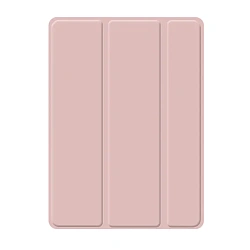 Чехол-книжка c отделением под стилус Mosbros Pin Yue для Apple iPad Air 13" (2024 / 2025 / 2026) пластик, силикон, розовый