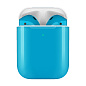 Беспроводные наушники Apple AirPods 2 с зарядным футляром голубой